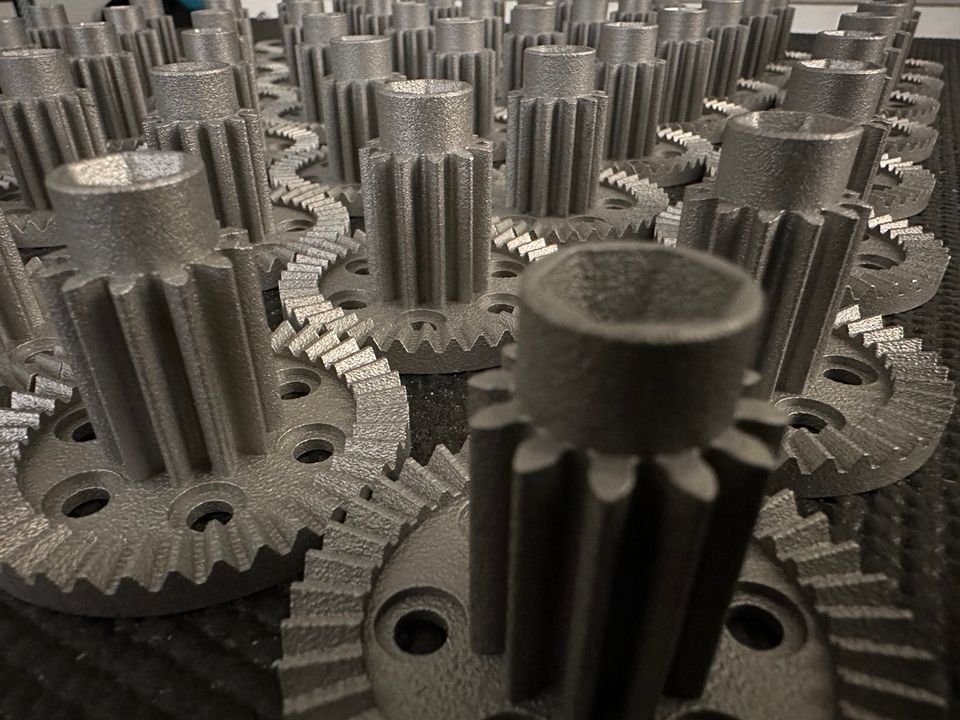 Gear cluster — 3D printing in metal-fill PLA