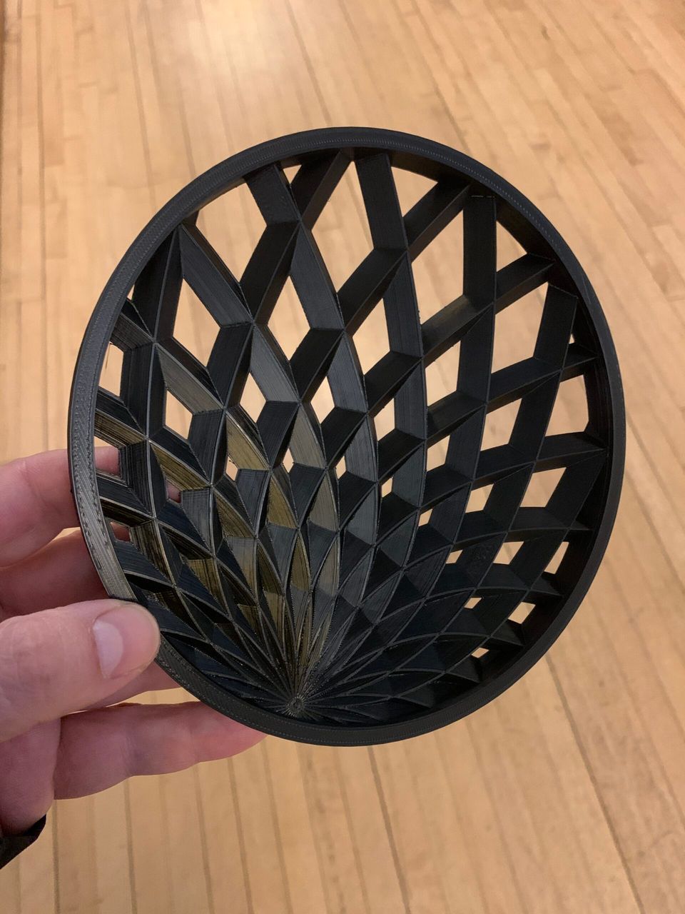 Lattice panel — 3D printing in PLA