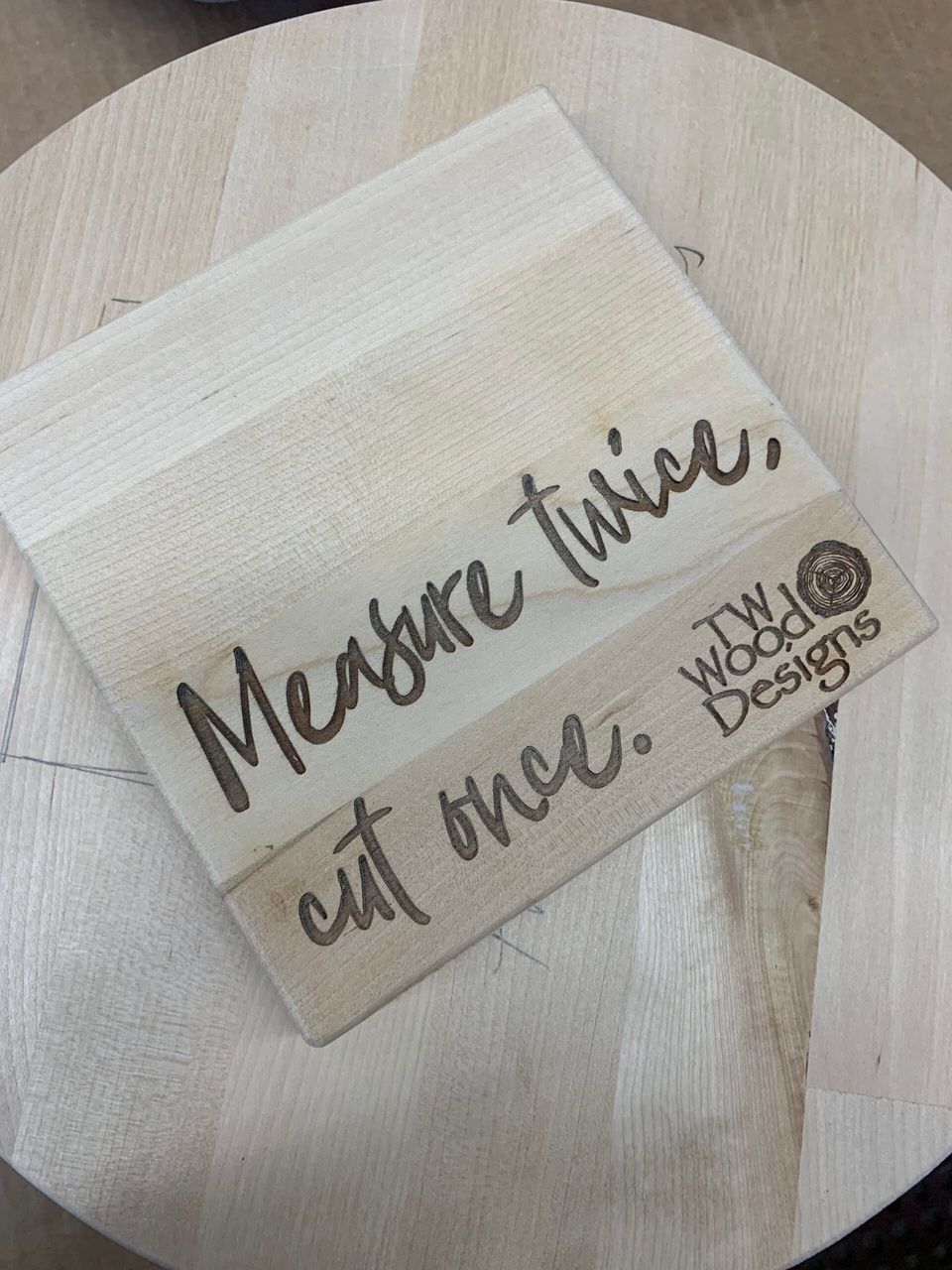 Laser cut and etched work by Proto.Hub